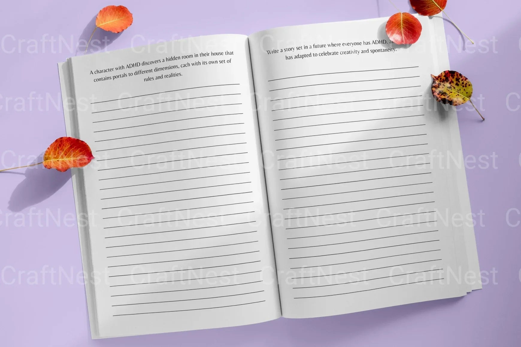 ADHD Creative Writing Prompts for Inspiration - CraftNest - Digital Crafting and Art