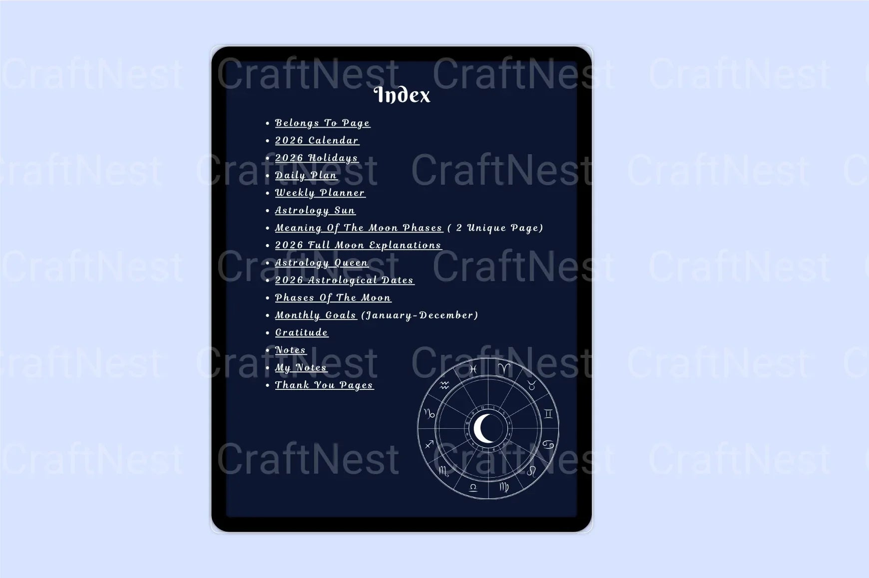 Moon Astrology Guide - CraftNest - Digital Crafting and Art