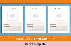 Baby Memory Book Template - Canva Design - CraftNest - Digital Crafting and Art