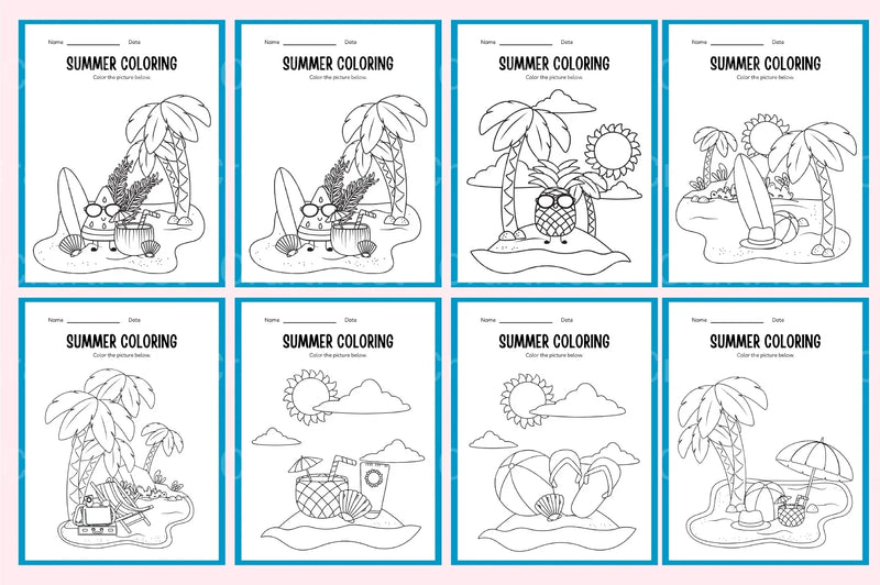 Spring Summer Workbook Collection - CraftNest - Digital Crafting and Art
