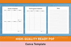 ADHD Planner Canva Template for Effective Organization - CraftNest - Digital Crafting and Art