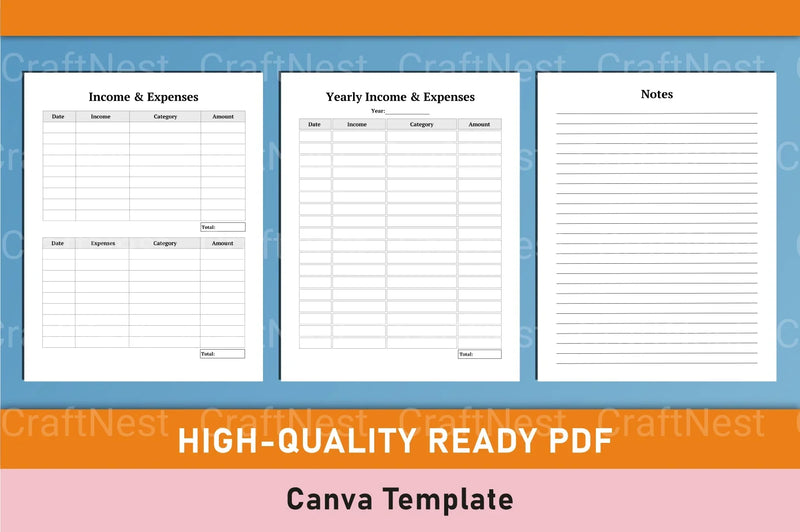 ADHD Planner Canva Template for Effective Organization - CraftNest - Digital Crafting and Art