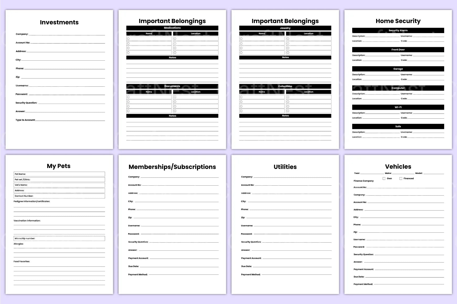 End of Life Planner Guide - CraftNest - Digital Crafting and Art