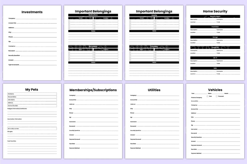 End of Life Planner Guide - CraftNest - Digital Crafting and Art