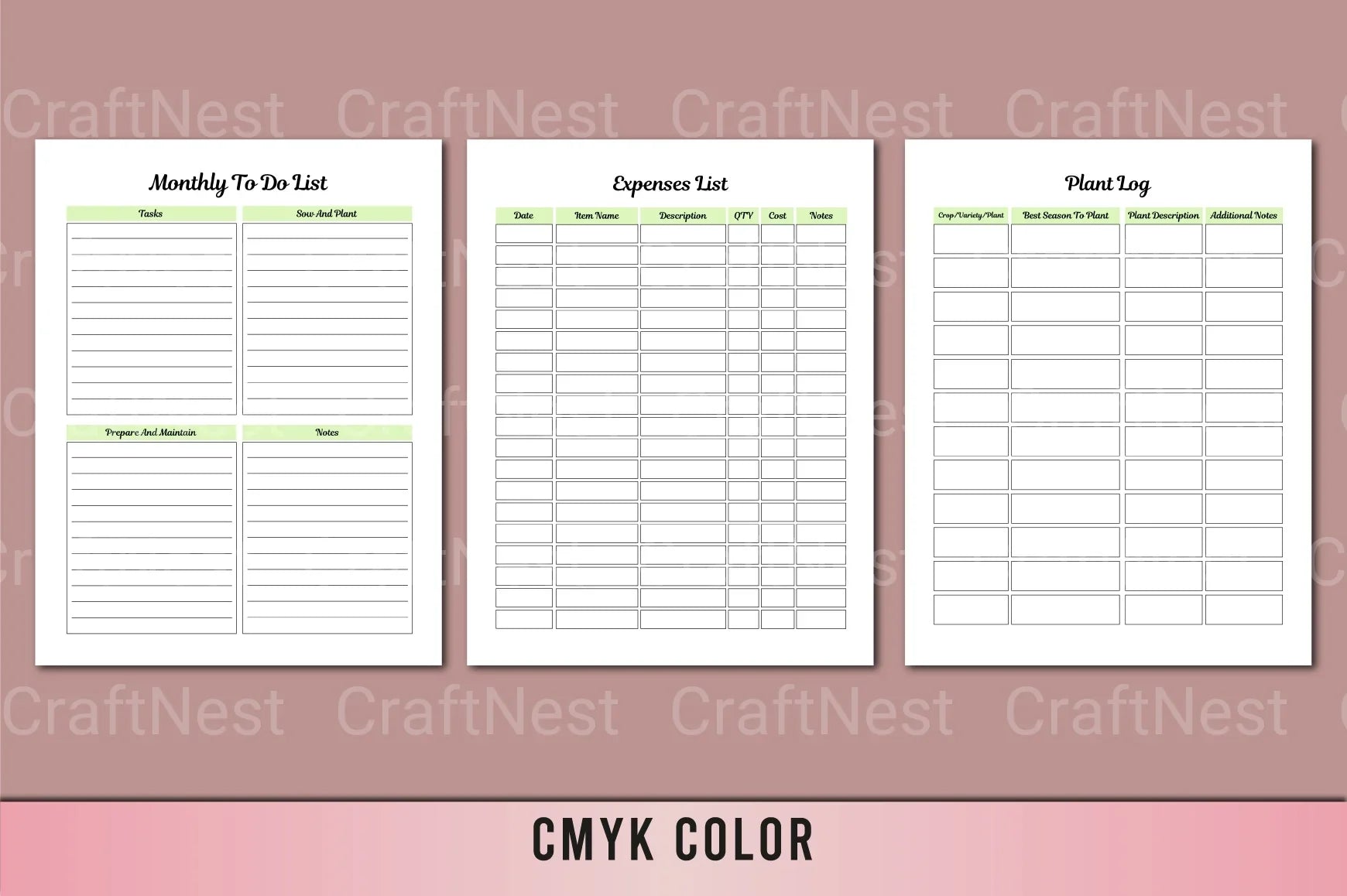 Garden Planner Guide - CraftNest - Digital Crafting and Art