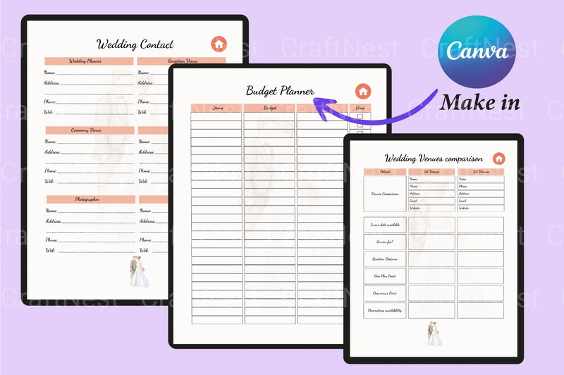 Wedding Planner Services - CraftNest - Digital Crafting and Art
