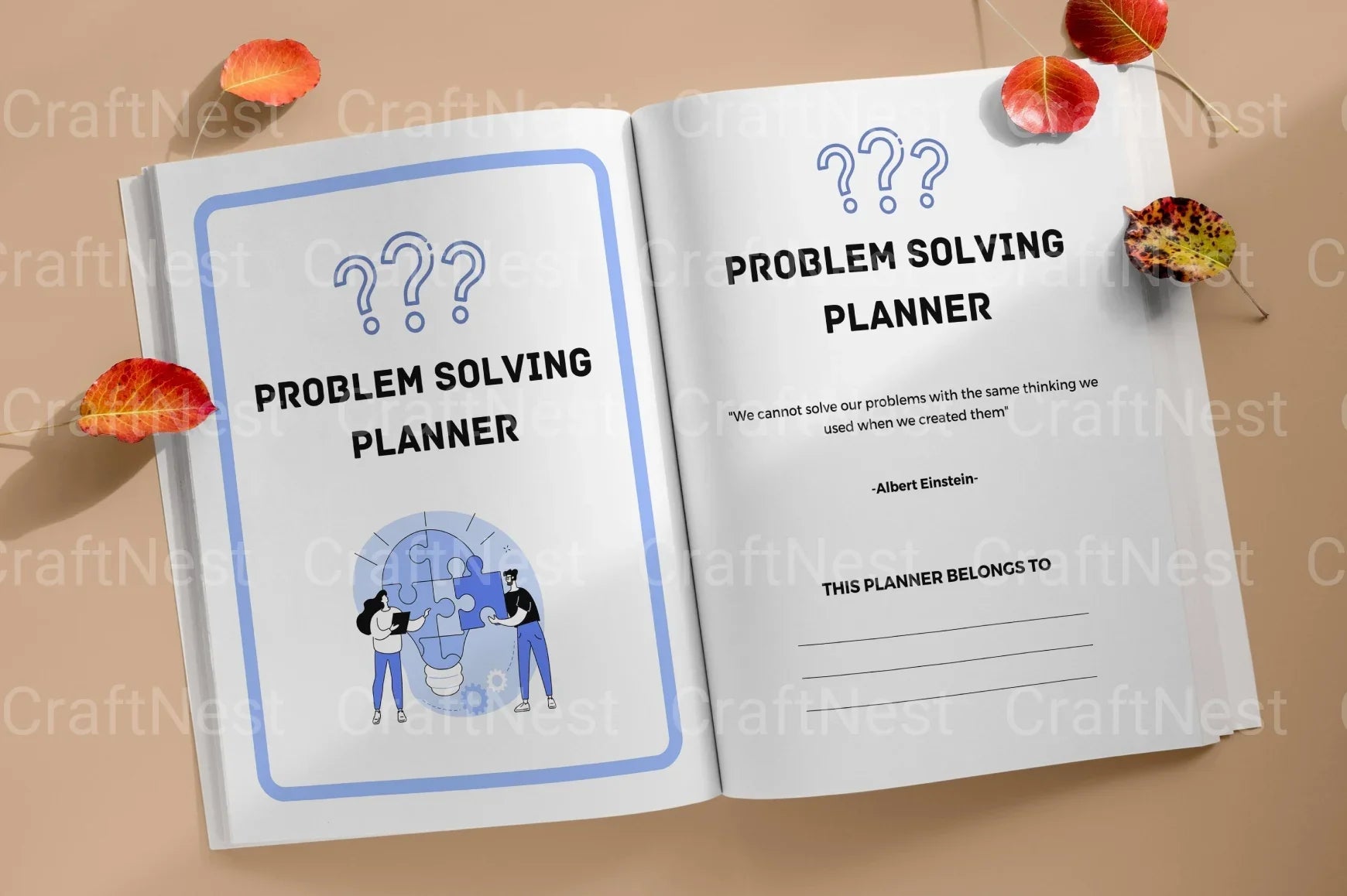 Effective Problem Solving Planner - CraftNest - Digital Crafting and Art