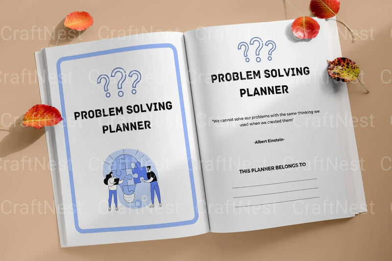 Effective Problem Solving Planner - CraftNest - Digital Crafting and Art