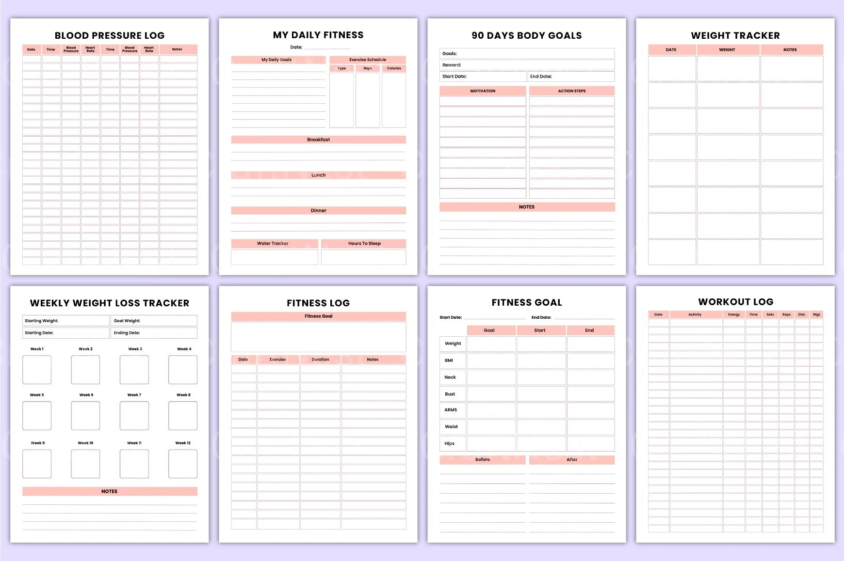 Habit Fitness Tracker: Boost Your Health & Productivity - CraftNest - Digital Crafting and Art