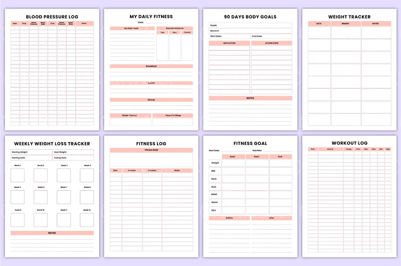 Habit Fitness Tracker: Boost Your Health & Productivity - CraftNest - Digital Crafting and Art