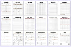 Mega Budget Sheets for Effective Financial Planning - CraftNest - Digital Crafting and Art