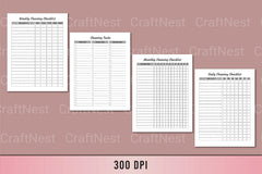 Ultimate Cleaning Planner for Organized Living - CraftNest - Digital Crafting and Art
