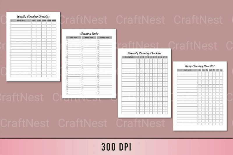 Ultimate Cleaning Planner for Organized Living - CraftNest - Digital Crafting and Art