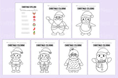 Kindergarten Christmas Workbook - CraftNest - Digital Crafting and Art