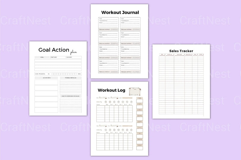 Editable Canva Template Collection - CraftNest - Digital Crafting and Art