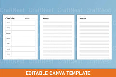 Happy Life Planner Canva Interior - CraftNest - Digital Crafting and Art