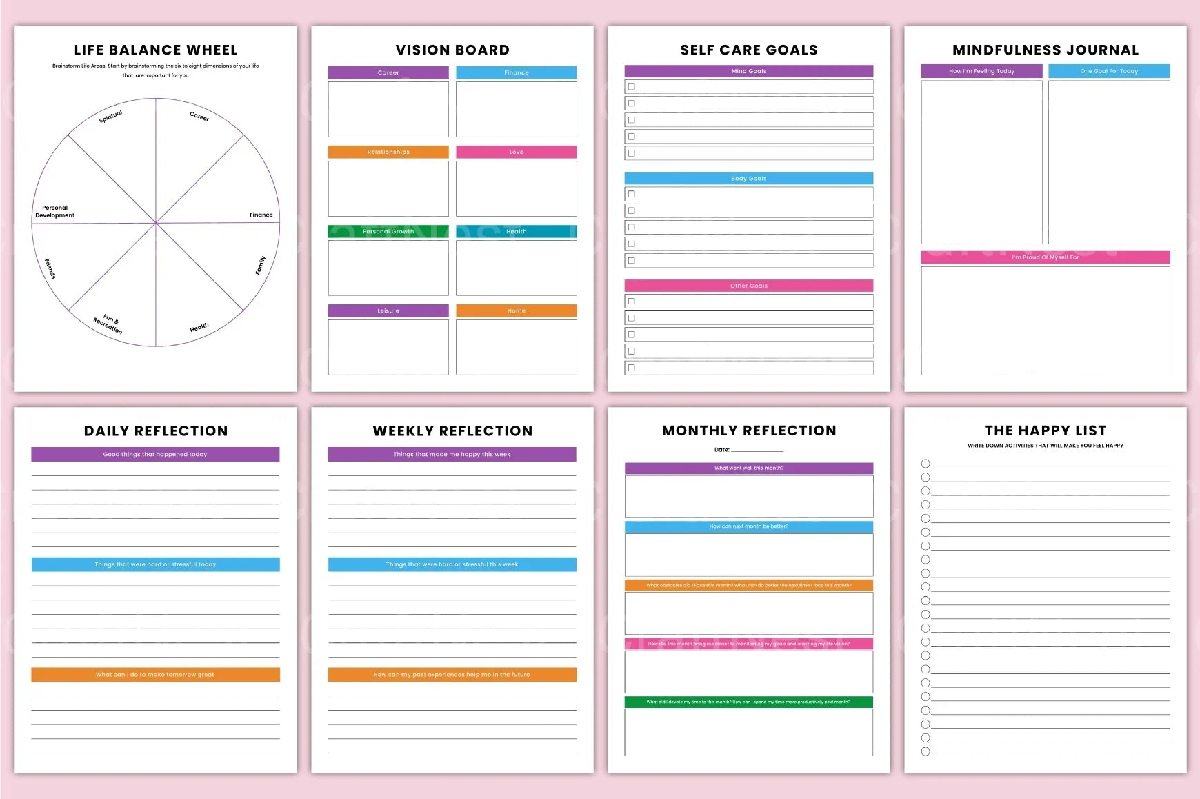Self Care Growth Guide - CraftNest - Digital Crafting and Art