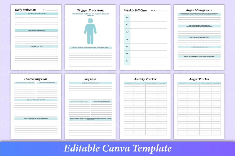 PTSD Trauma Processing Workbook - CraftNest - Digital Crafting and Art