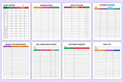 Business Management Organizer - CraftNest - Digital Crafting and Art