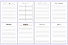 End of Life Planner Guide - CraftNest - Digital Crafting and Art