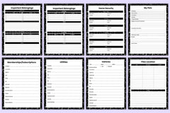 Final Wishes Legacy Organizer - CraftNest - Digital Crafting and Art
