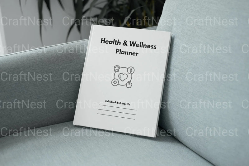 Health & Wellness Planner - CraftNest - Digital Crafting and Art