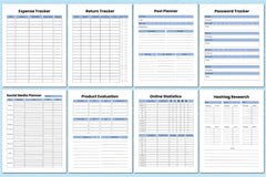 Business Workbook Template for Success - CraftNest - Digital Crafting and Art