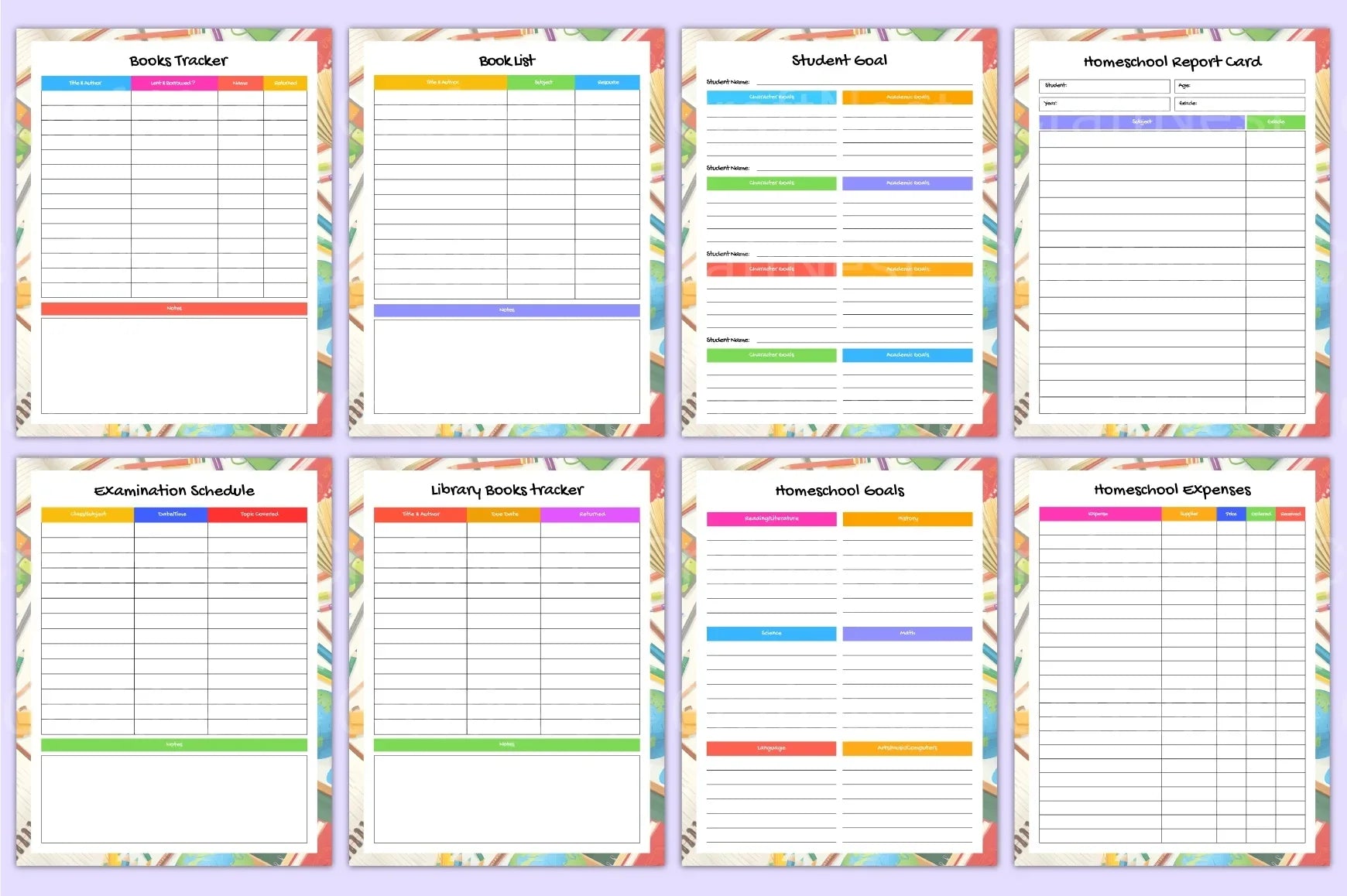 Academic Workbook for Kids - CraftNest - Digital Crafting and Art