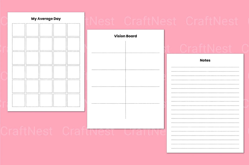 Vision Mapping Workbook for Goal Setting and Planning - CraftNest - Digital Crafting and Art