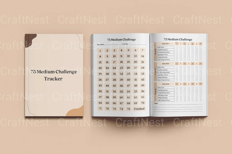 Medium Challenge Tracker: Stay Organized and Motivated - CraftNest - Digital Crafting and Art