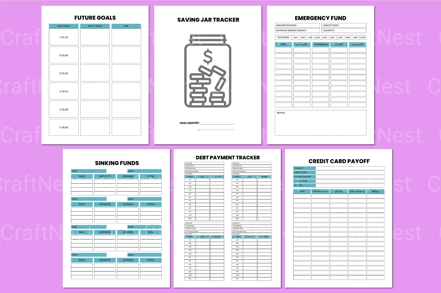 Budget Organizer Tool - CraftNest - Digital Crafting and Art