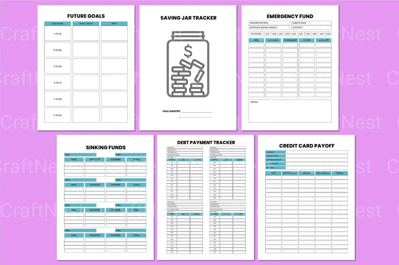 Budget Organizer Tool - CraftNest - Digital Crafting and Art
