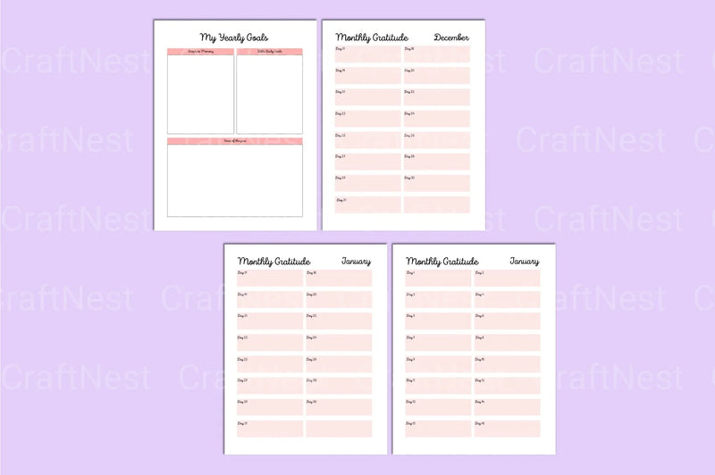 Prayer Devotional Planner for Spiritual Growth - CraftNest - Digital Crafting and Art