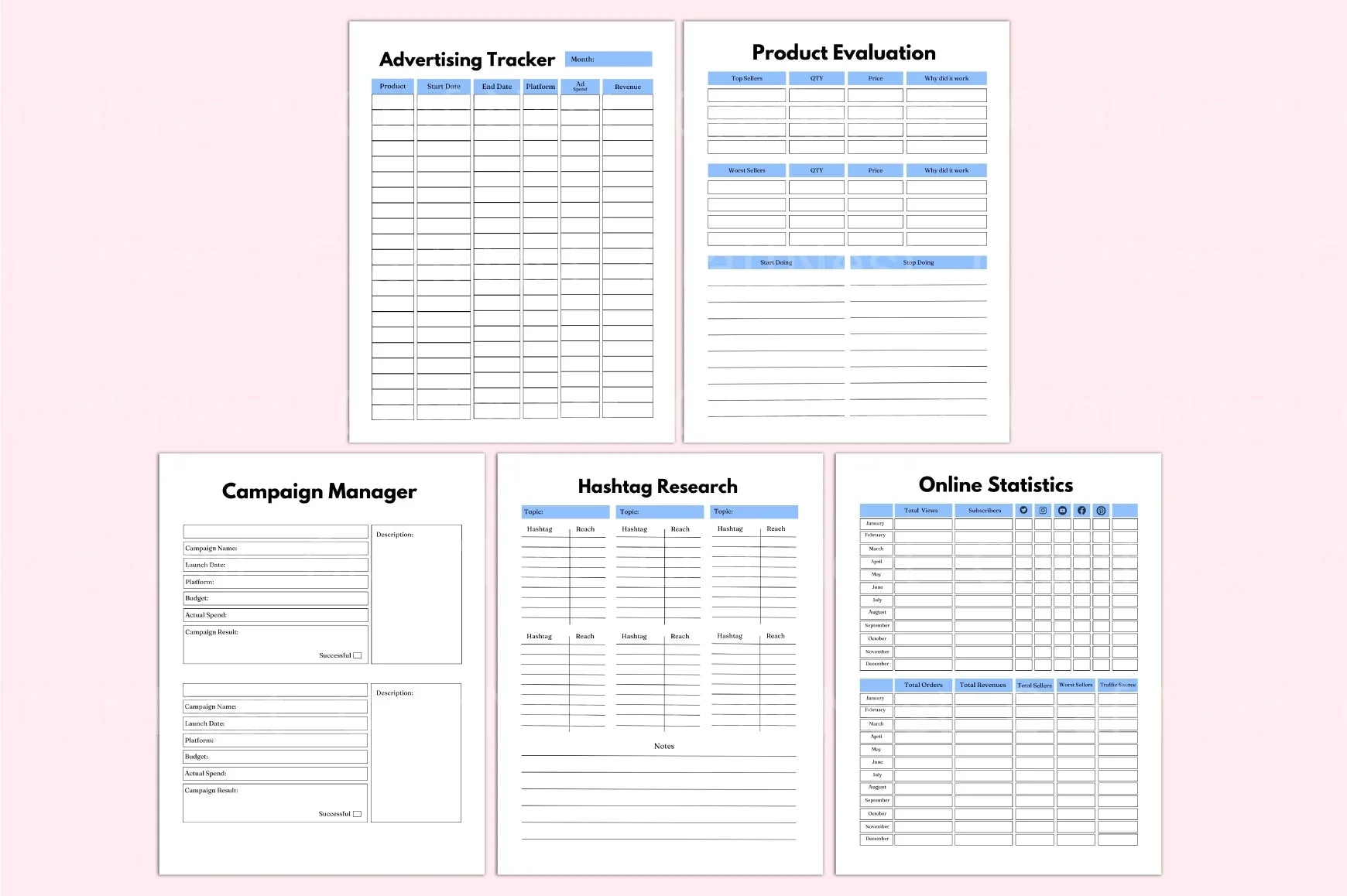 Business Planner Interior Design - CraftNest - Digital Crafting and Art