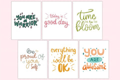 Kids Positive Affirmations Canva Template - CraftNest - Digital Crafting and Art