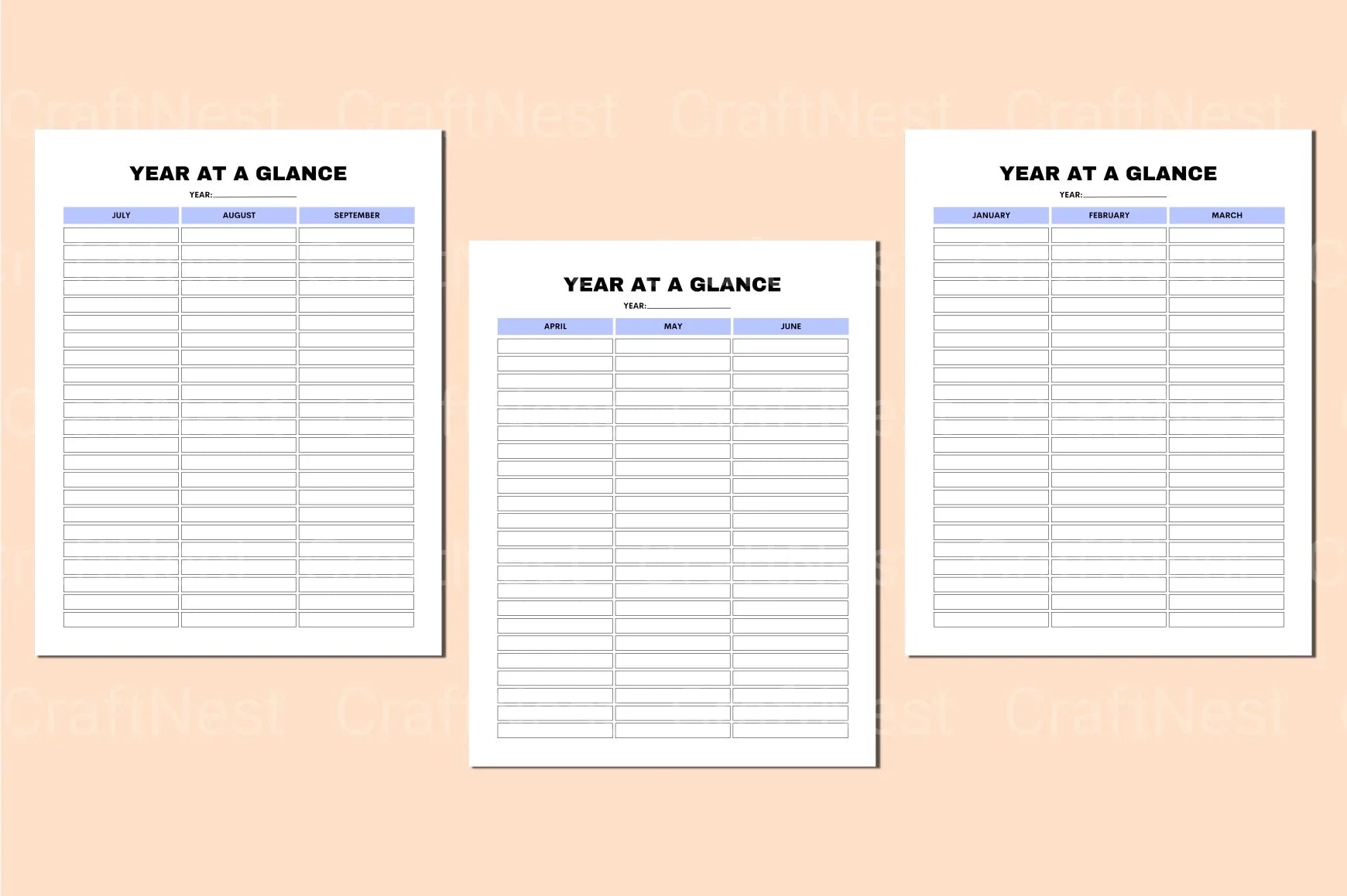 Work From Home Planner - CraftNest - Digital Crafting and Art