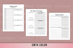 Self Care Planner for Personal Wellbeing - CraftNest - Digital Crafting and Art