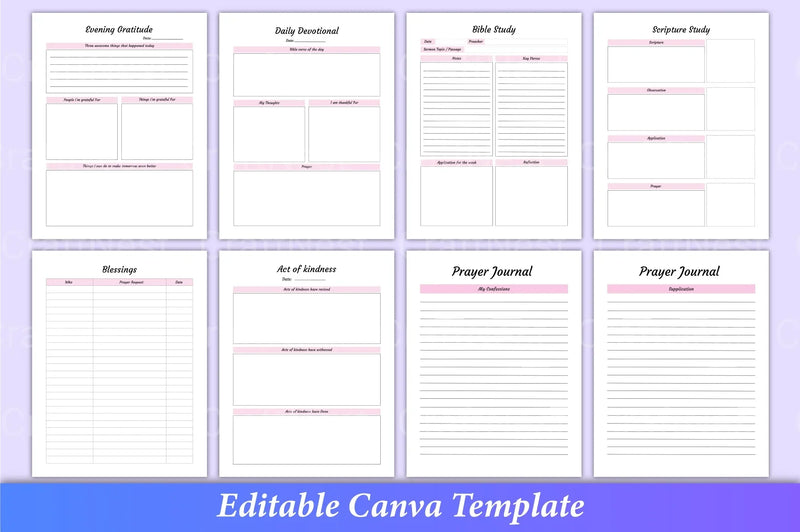 Bible Prayer Collection - CraftNest - Digital Crafting and Art