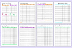 Financial Management Tracker Tool - CraftNest - Digital Crafting and Art