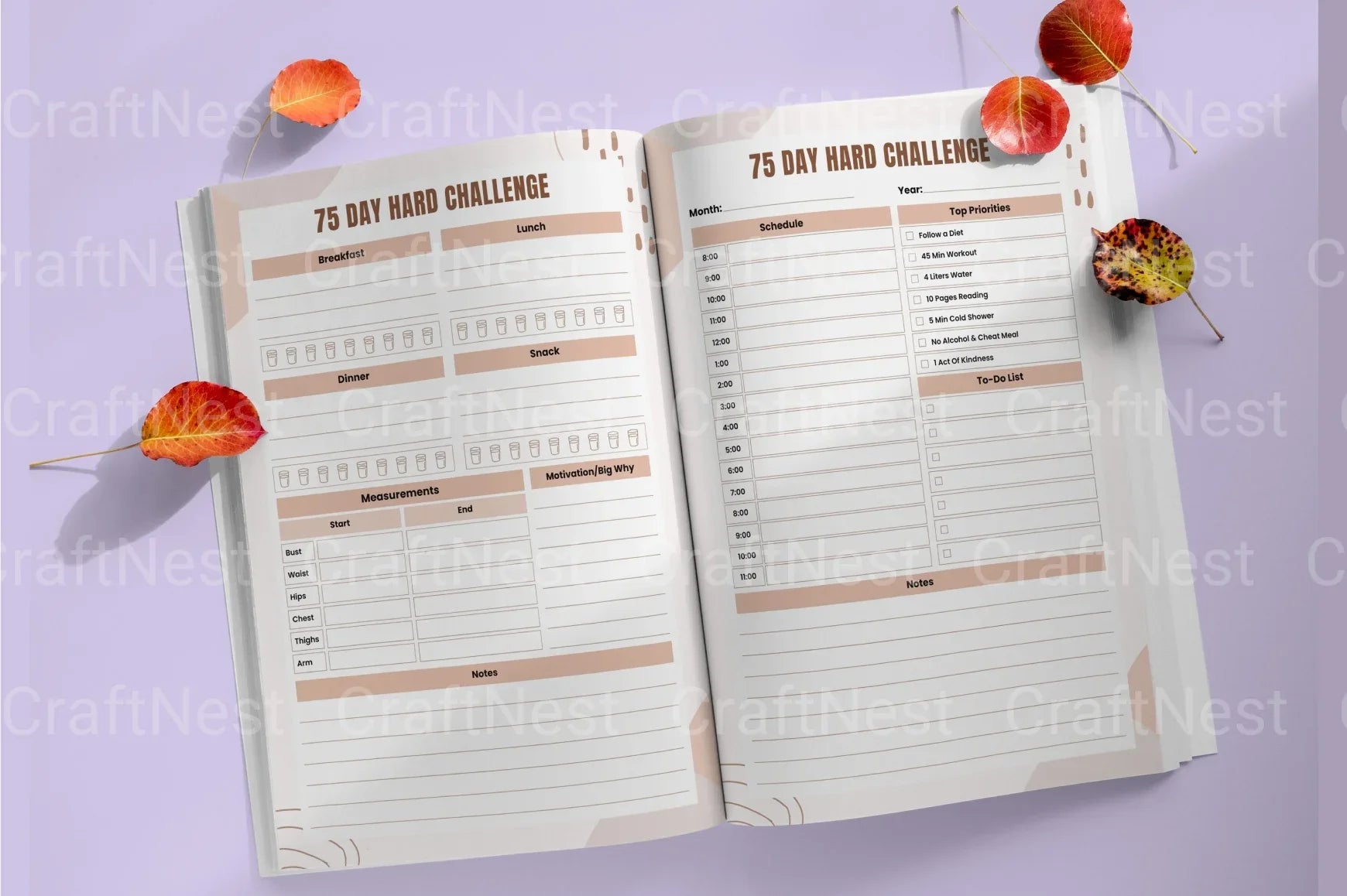 15-Day Hard Challenge - CraftNest - Digital Crafting and Art