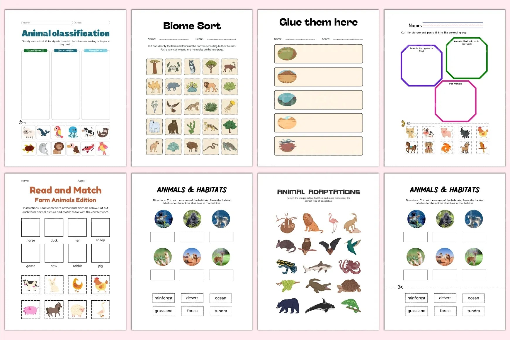 Best Animals Workbook for Kids - CraftNest - Digital Crafting and Art