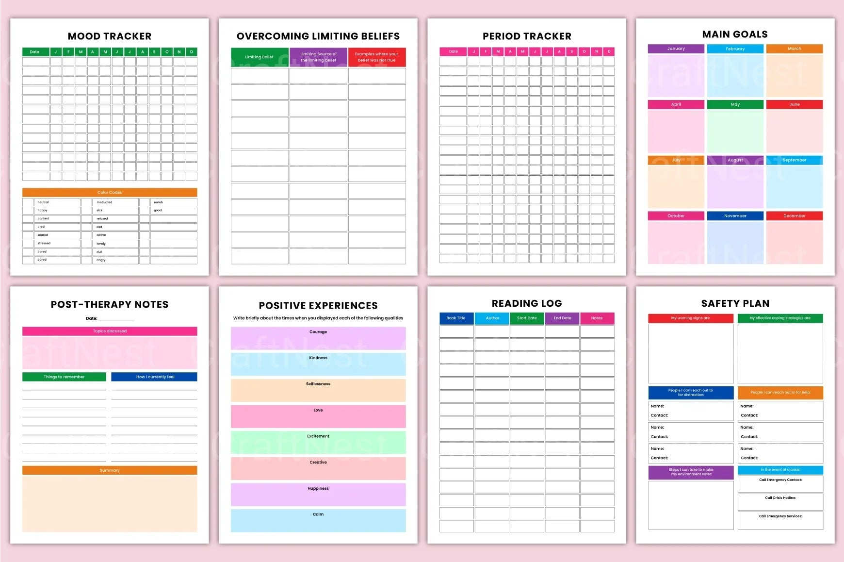 Mental Wellness Self-Care Guide - CraftNest - Digital Crafting and Art