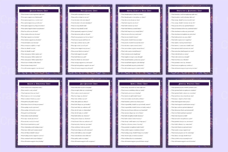 Tarot Prompts for Sacred Insight - CraftNest - Digital Crafting and Art