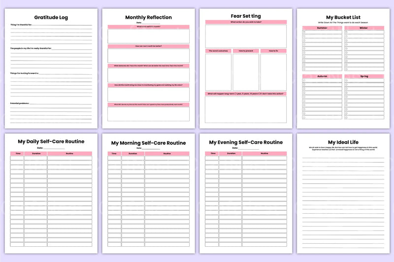 Self Care Wellness Guide - CraftNest - Digital Crafting and Art
