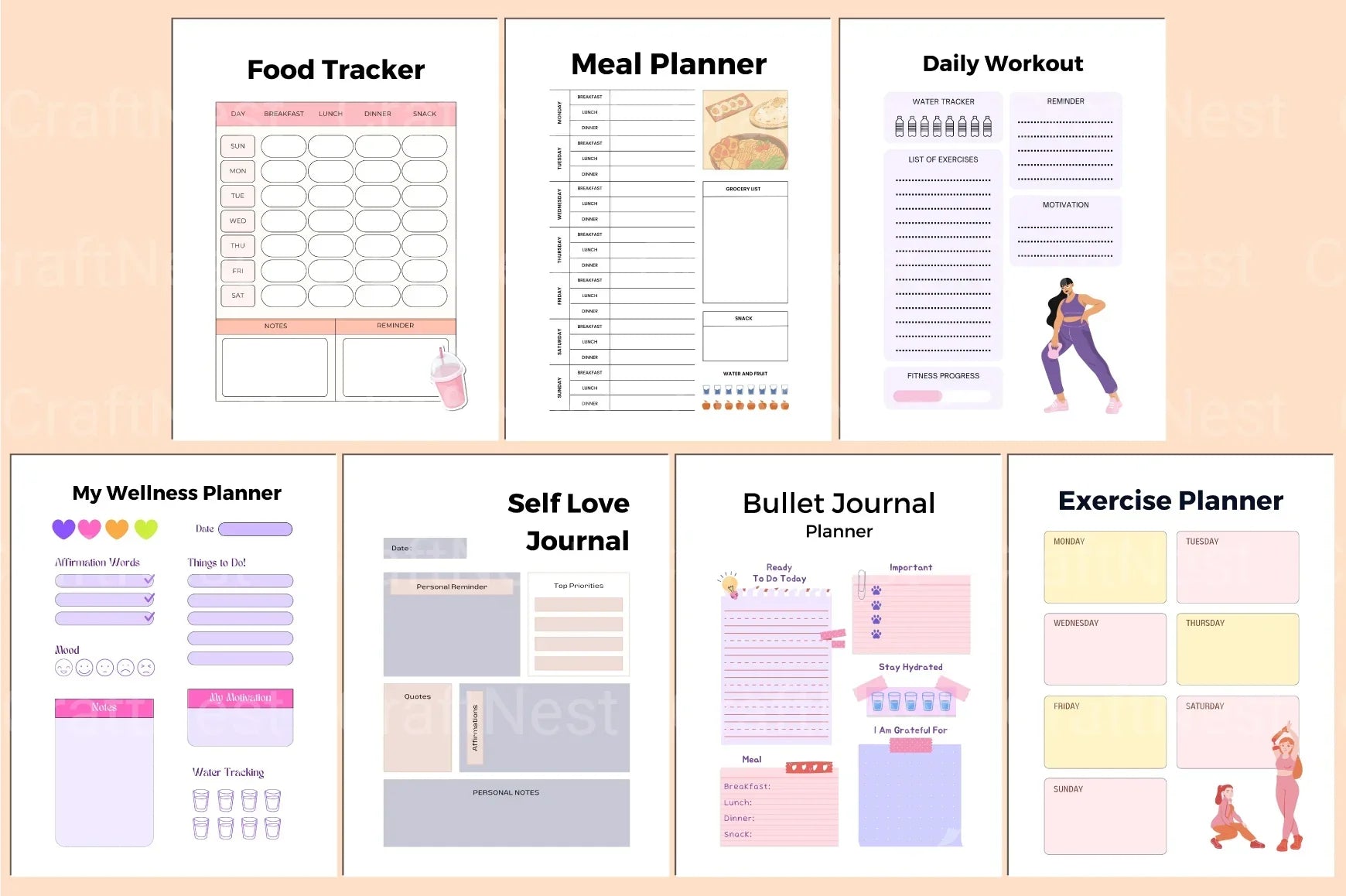 Editable Canva Template for Creative Projects - CraftNest - Digital Crafting and Art