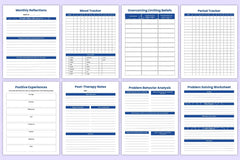 Mental Health Planner for Wellness and Self-Care - CraftNest - Digital Crafting and Art