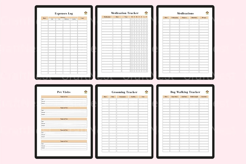 Pet Care Planner: Organize Your Pet's Health and Routine - CraftNest - Digital Crafting and Art