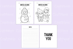Kindergarten Winter Workbook Activities - CraftNest - Digital Crafting and Art