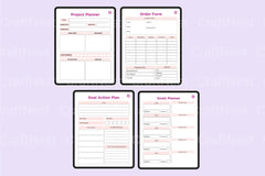 Side Hustle Planner for Entrepreneurs - CraftNest - Digital Crafting and Art