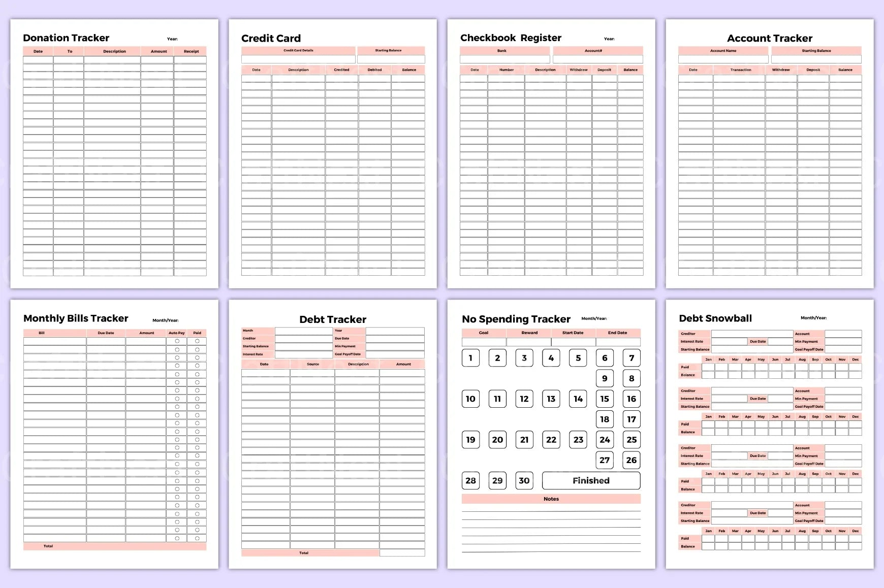 Mega Budget Planner - CraftNest - Digital Crafting and Art